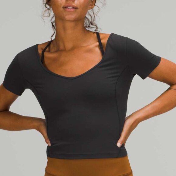 Lululemon Align T-Shirt Black Size 8 - Picture 1 of 5